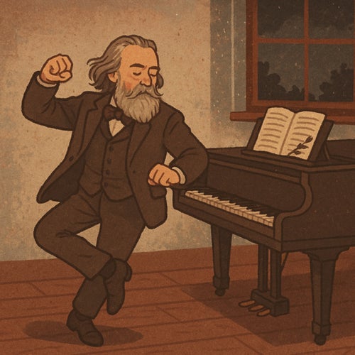 Hungarian Dance No.5 - 4 hands (LoFi Version)