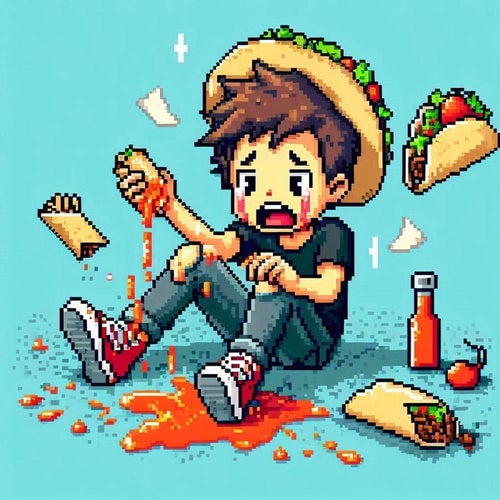 When I dropped the hot sauce
