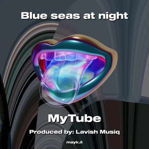 Blue seas at night