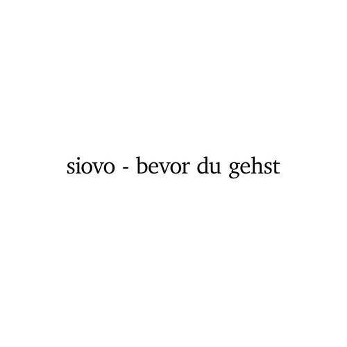 bevor du gehst