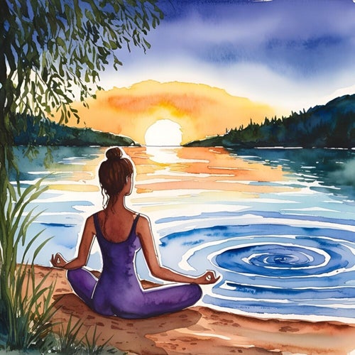relax acqua cristallina di notte