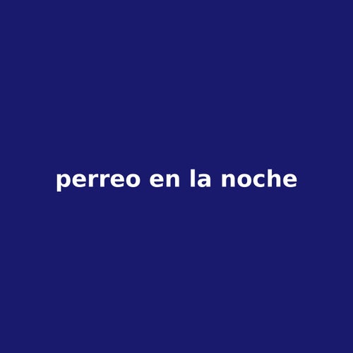 perreo en la noche