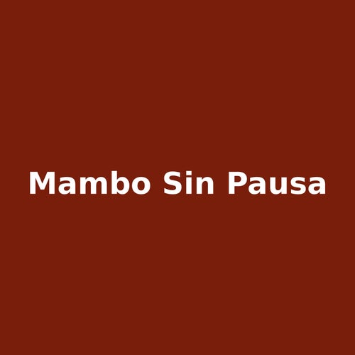 Mambo sin pausa