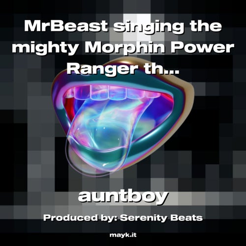 MrBeast singing the mighty Morphin Power Ranger theme song