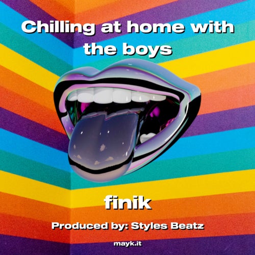 Chilling at home with the boys