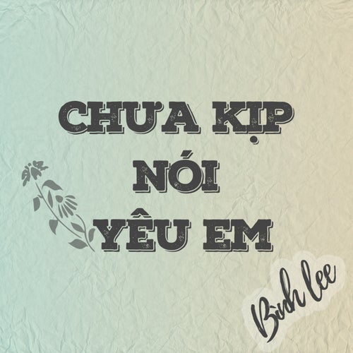 Chưa Kịp Nói Yêu Em