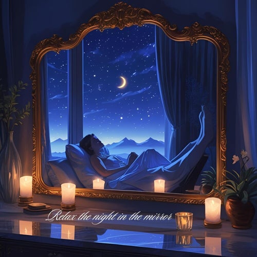Relax the night in the mirror