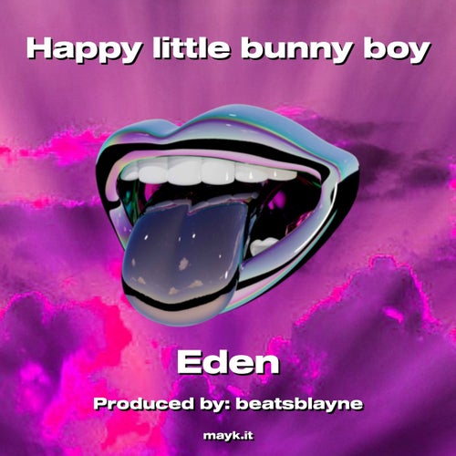 Happy little bunny boy