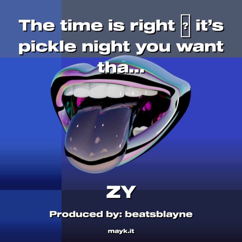 The time is right  it’s pickle night you want that bread and butter or the dill dill? What’s the real deal? It’s pickle night.