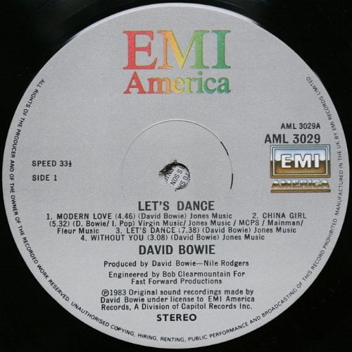 EMI America Records Profile