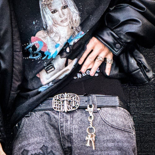 chrome hearts belt