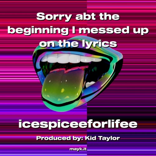 Sorry abt the beginning I messed up on the lyrics