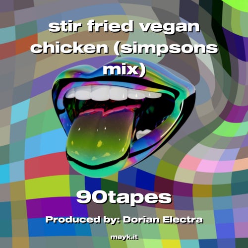 stir fried vegan chicken (simpsons mix)