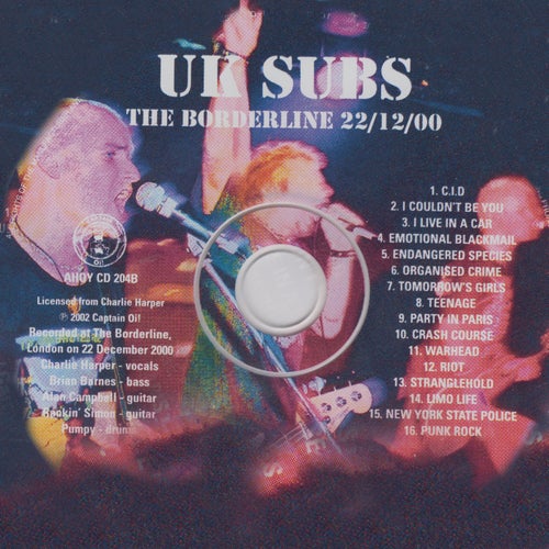 Live at the Borderline 22/12/00