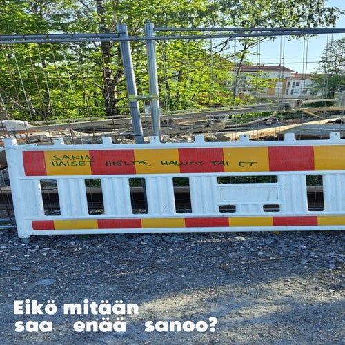 Eikö mitään saa enää sanoo?