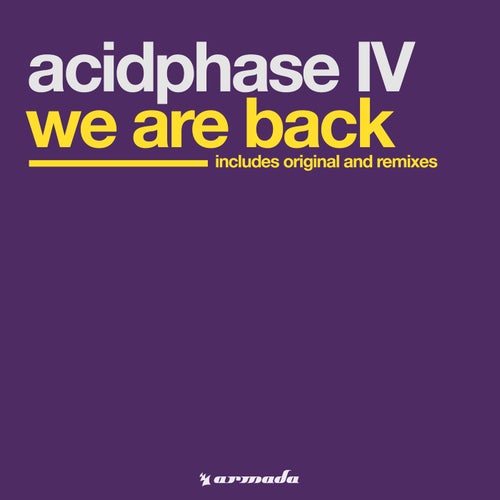 We Are Back