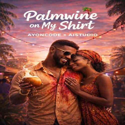 PALMWINE ON MY SHIRT
