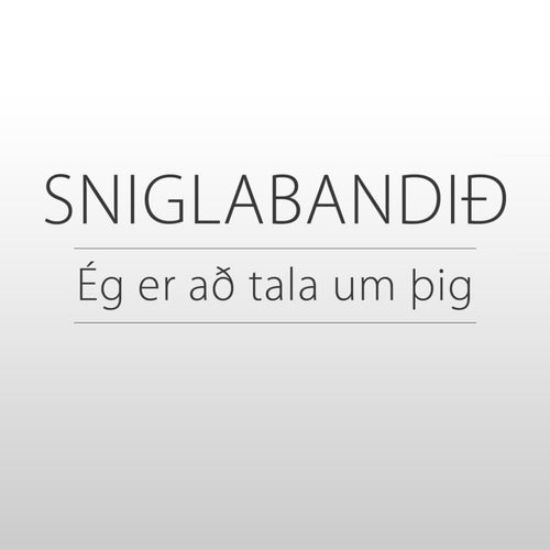 Ég er að tala um þig