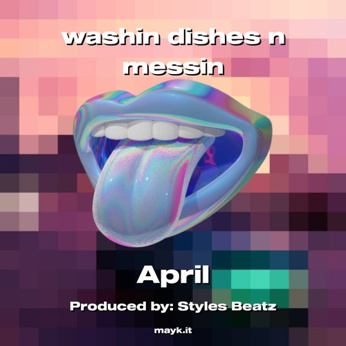 washin dishes n messin