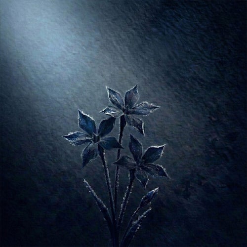 Blue Frozen Flower
