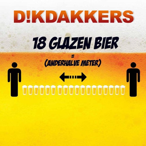 18 Glazen Bier = (Anderhalve Meter)