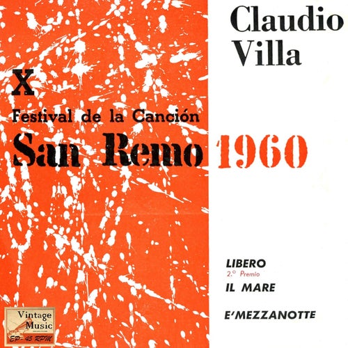 Vintage Italian Song No. 53 EP San Remo 1960 by Claudio Villa and