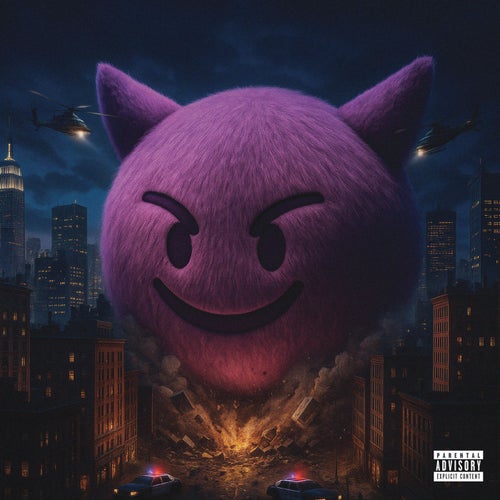 Purple Face Emoji Click