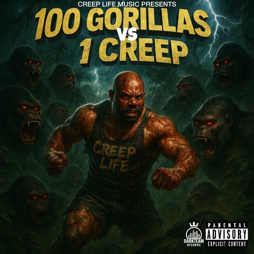 100 Gorillas Vs 1 Creep