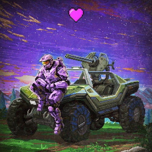 Halo but it's lofi beats (slowed + reverb)