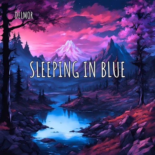 sleeping in blue