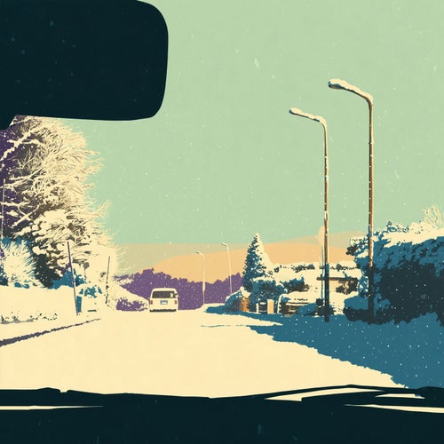 snow on the windscreen