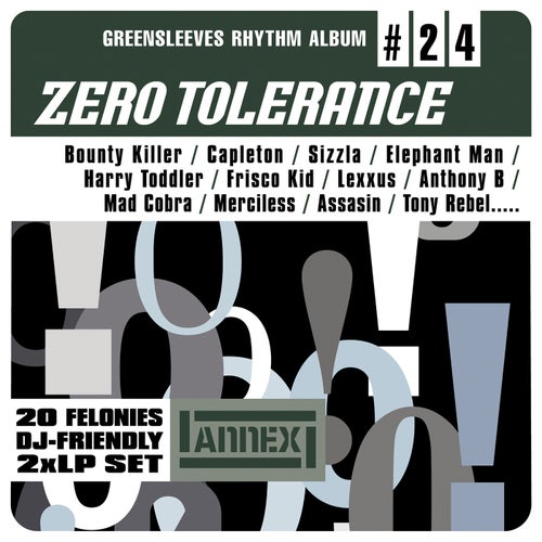 Greensleeves Rhythm Album #24: Zero Tolerance