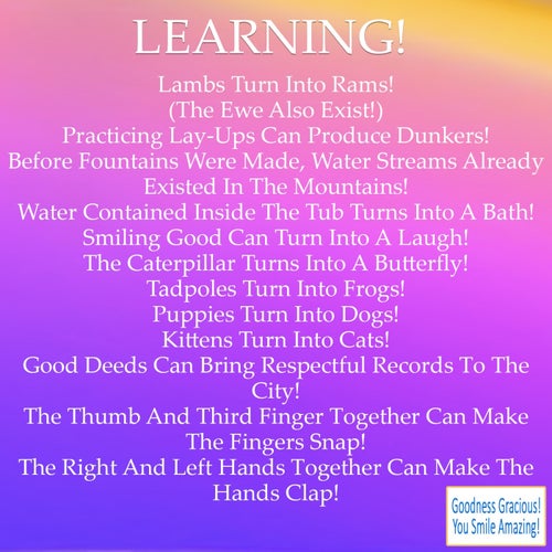 Learning!