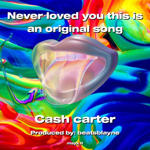 Never loved you this is an original song
