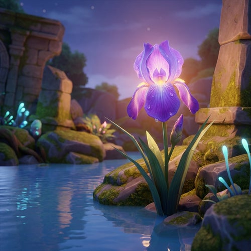 Iris By The Water
