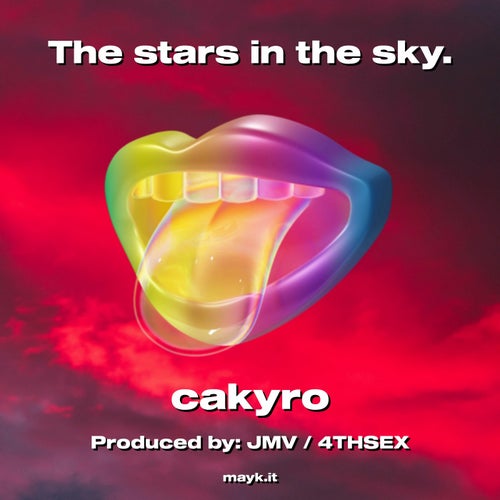 The stars in the sky.