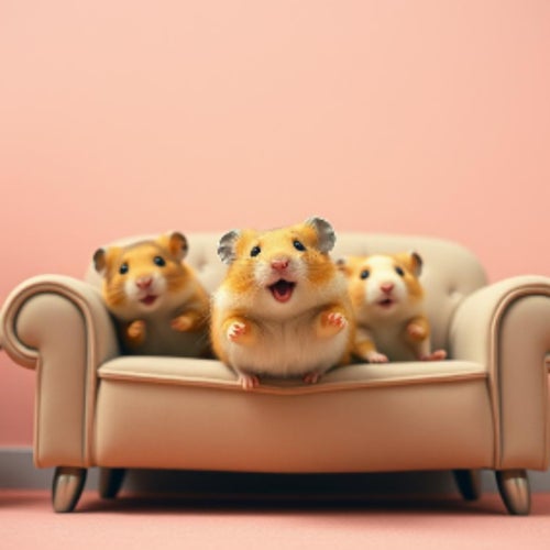 Surprise under the sofa, what's going on!