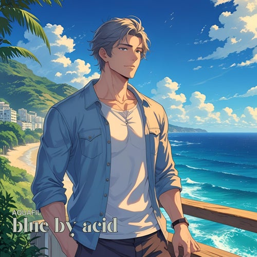 blue by acid